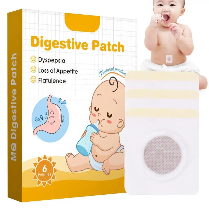 

6 листов, детский дышащий пластырь для пупки