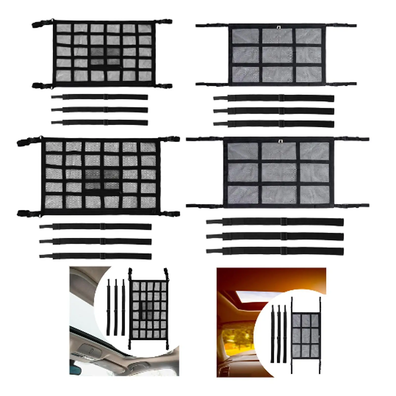 Универсальная автомобильная потолочная грузовая сетка карман аксессуары для