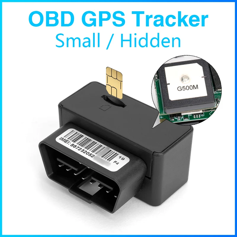 

MiNi OBD Tracker GPS Tracker Car GSM GPRS LBS/GPS Position SMS Tracking Locator Real Time Free Lifetime App Listening Device