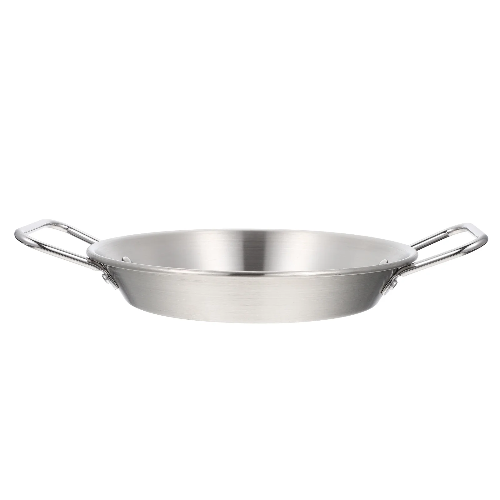 

Stainless Steel Pan Pasta Serving Bowl French Fries Tableware Fried Chicken Plate Snack Frying