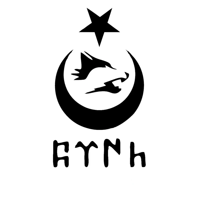 

Car Sticker Creative Moon Stars And Wolves Modeling Personality Car PVC Fashion Auto Decorative Accessories Quality Decals