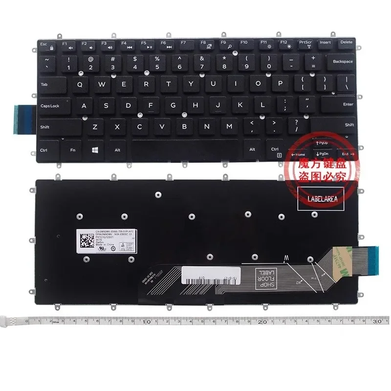Новая английская клавиатура для DELL 15-7560 14-7000 1745 R1545B 7466 7467