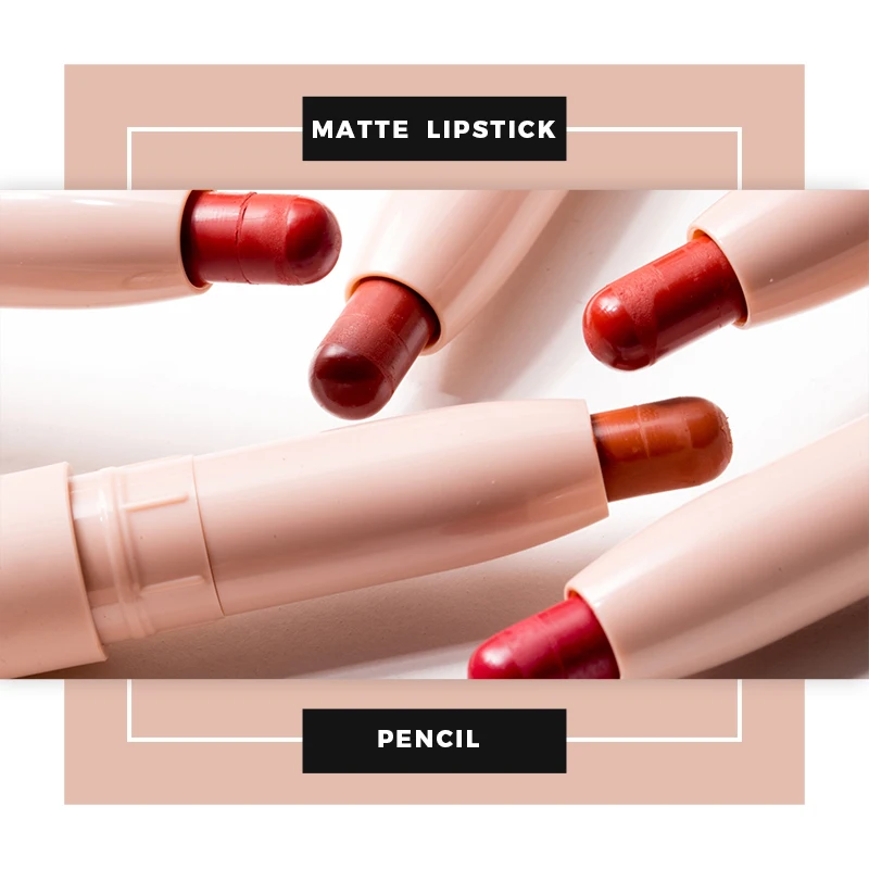 

Lipstick Matte Velvet Matte Lipstick Pen Easy to Carry Crayon Lipstick