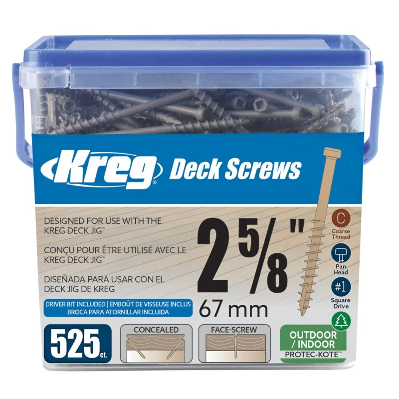 

SDK-C262W-525 2-5/8-Inch 525 CT Protec-Kote Deck Screw