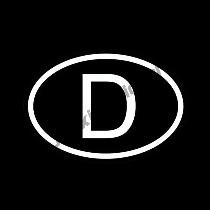 

Виниловая наклейка с немецким флагом, стикер DDR/ D с немецким флагом, овальной формы, с немецким флагом, для футбола, автомобильная наклейка, шлем, водонепроницаемые аксессуары