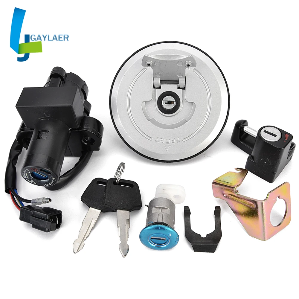 

Motorcycle Fuel Gas Cap Ignition Switch Lock Key Set for Honda VTR250 MC33 1998-2007 2006 2005 2004 2003 2002 2001 20