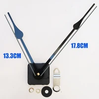 10sets large wall clock movement high torque with long metal needles mute mechanism wall clock repaired parts with metal hook