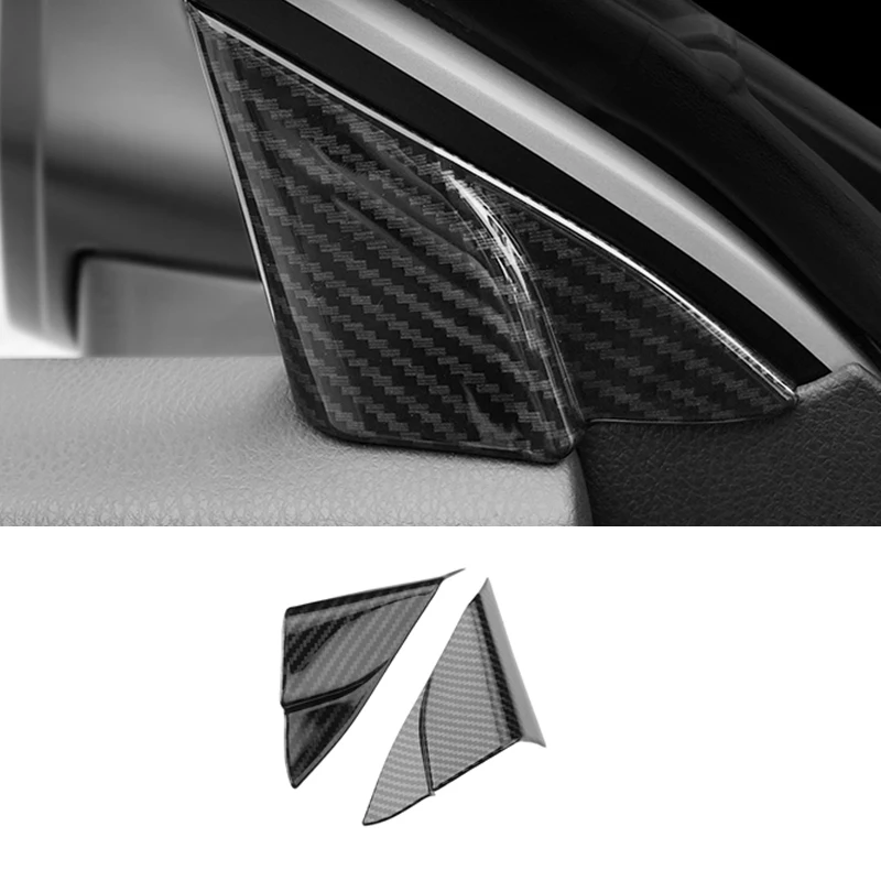 

Накладка на автомобильную дверь для стереоколонки Toyota Camry XV70 2018-2023 ABS, карбоновый узор, аксессуары для интерьера
