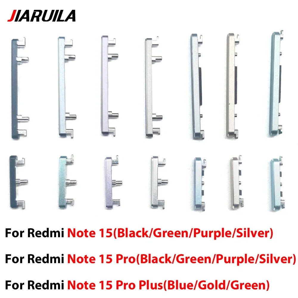 Фото Новые боковые кнопки (питание и регулировка громкости) для Xiaomi Redmi Note 15 Pro Plus, запчасти для Redmi Note 15 5G №3
