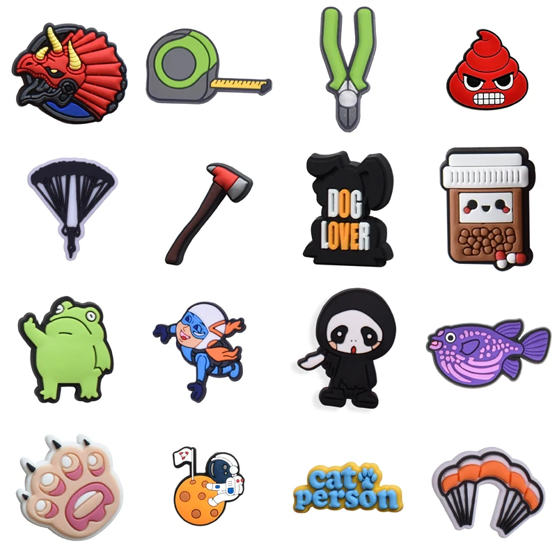 

Para Pins Girl Gifts Men Kids Shoe Charms Boy Wholesale Bulk Decorations for Crocs Shoes Accessories Set Jeans Packs Women Charm