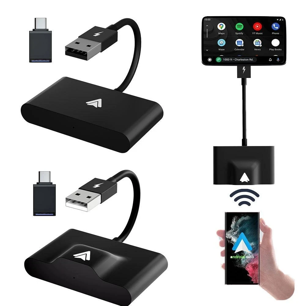 

Wired to Wireless Auto Dongle For Modify Android Screen Car Link Wireless Receiver Adapter For Carplay Android USB Connection