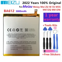 meizu 100 original 3000mah ba612 battery for meizu meizy mei zu m 5s m5s m612q m612m mobile phone batteriesfree tools