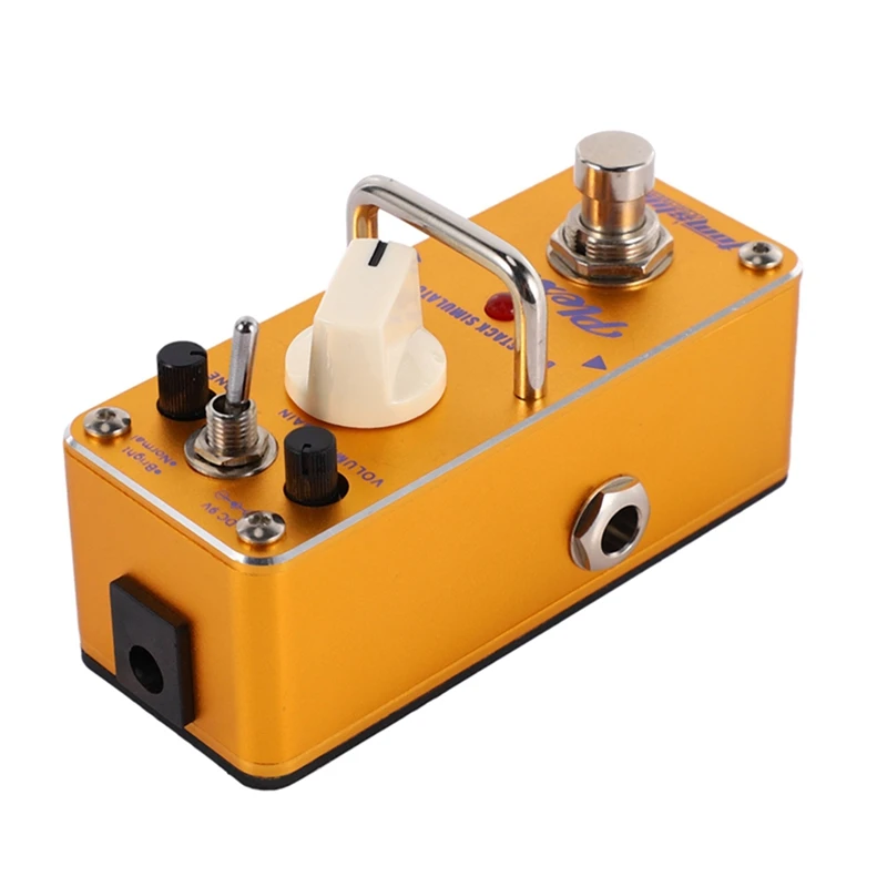

AROMA APN-3 Guitar Effect Pedal Plexion Brit-Stack Simulator Electric Guitar Pedal Accessory Mini Single Effect With True Bypass