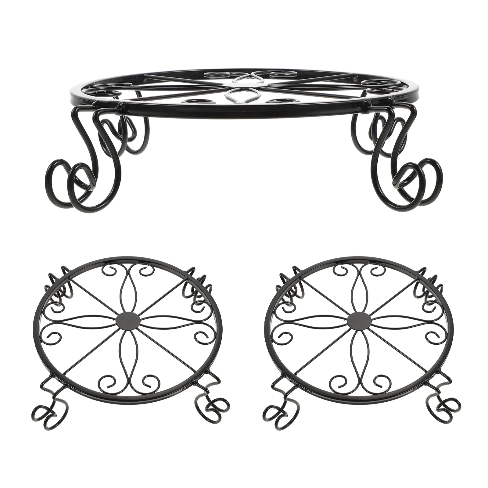 

Holderstand Rack Metal Pot Flower Planter Home Succulent Display Bonsai Potted Supports Basketflowerpot Iron Decor Green