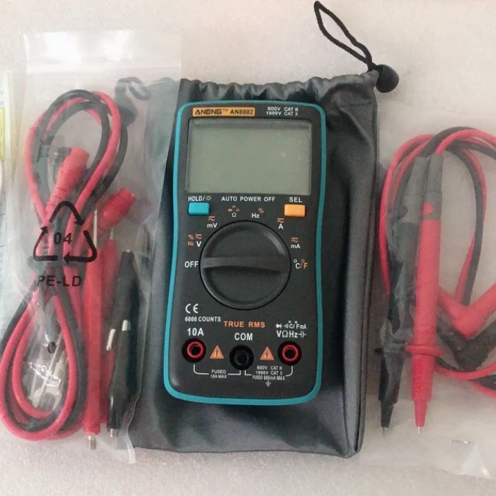 

AN8002 Цифровой мультиметр 6000 отсчетов подсветка AC/DC