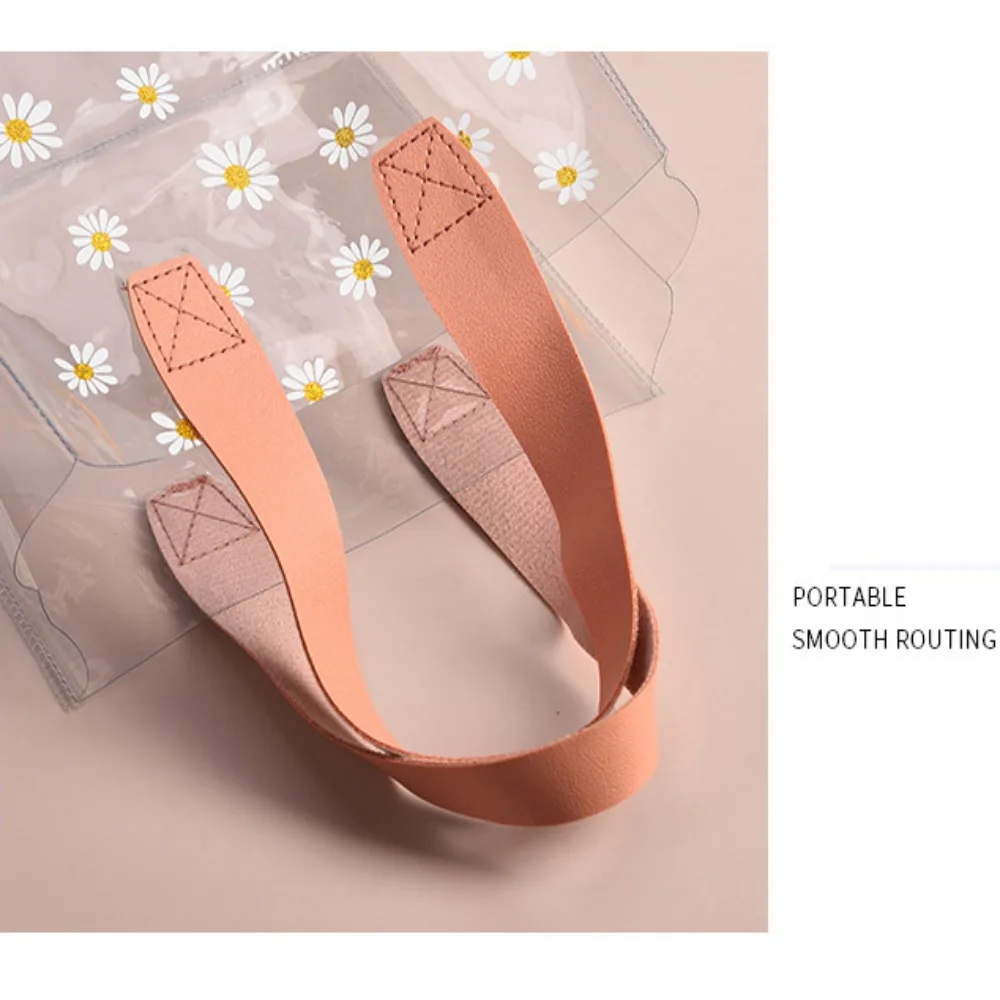 Прозрачная Гибкая Сумка-тоут из ПВХ/сумка для покупок/упаковочная