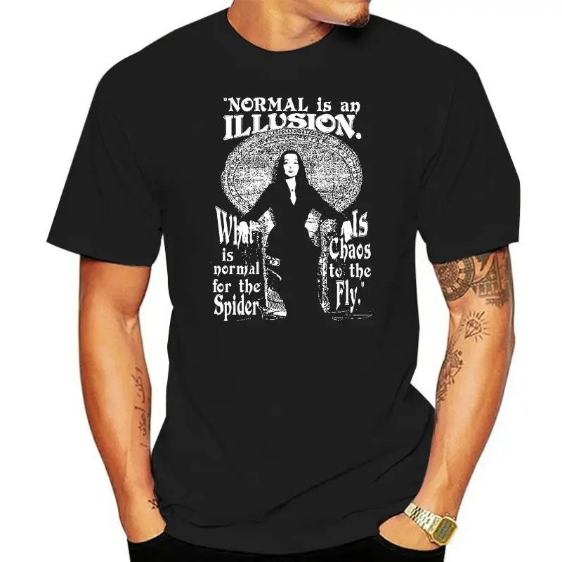 

Morticia Addams Normal Is An Illusio Classic Movie T Shirt Size S To 3Xl