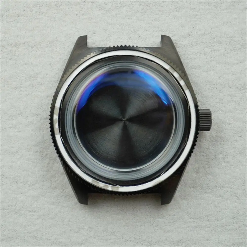 NH35 case black Yuanzu case modified mechanical watch watch case NH36/4R35 movement suitable for 50ATM waterproof