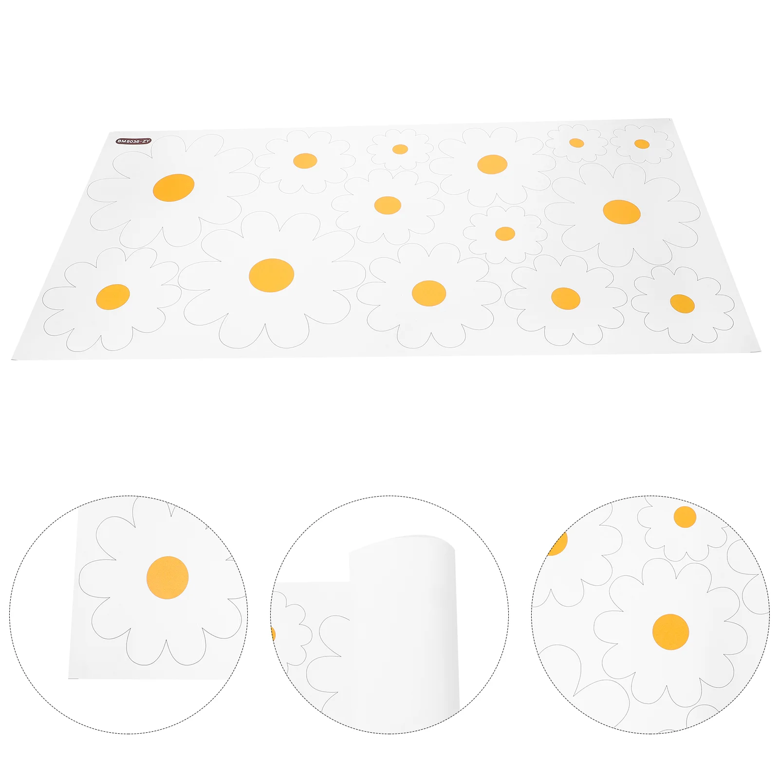 

Daisy Wall Decals Daisy Flower Wall Stickers Flower Decorative Kid Room Blossom Flower Wall Stickers Warm Bedroom Decor