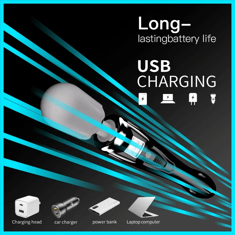 Силиконовый многофункциональный вибратор NoEnName_Null