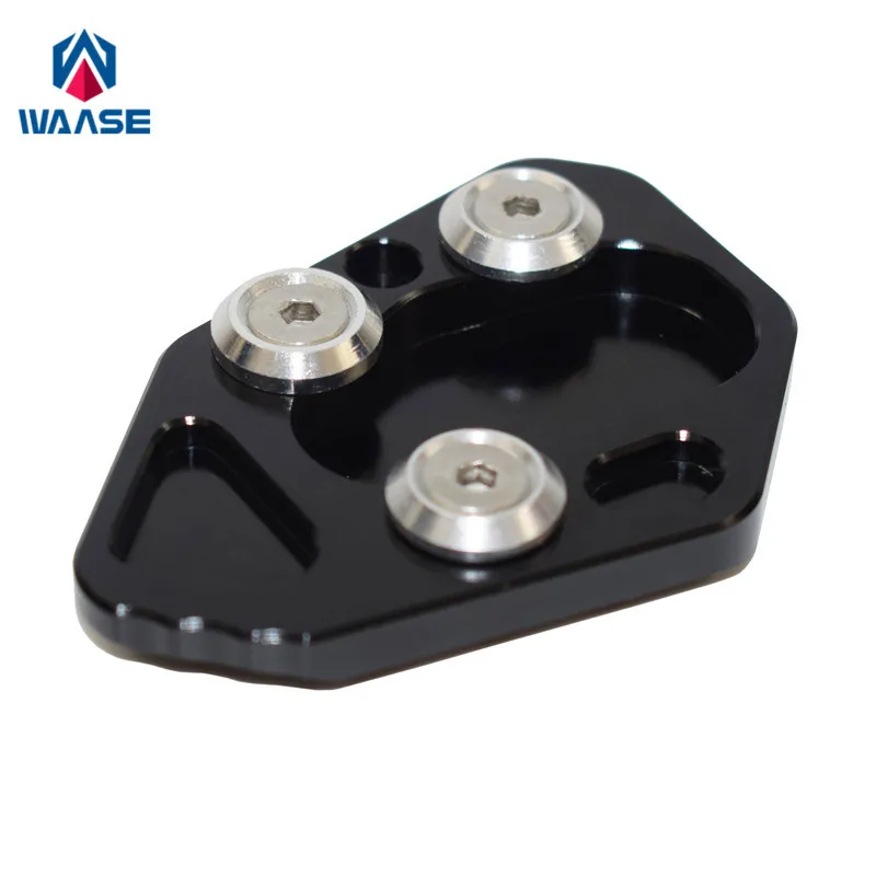 

waase Kickstand Foot Side Stand Extension Pad Support Plate For BMW F800ST F800 ST 2006 2007 2008 2009 2010 2011 2012 2013 2014