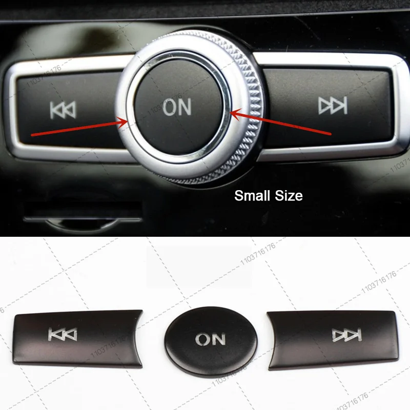 Фото Накладка на кнопки для Mercedes-Benz CLA GLA GLE GLK A B C E Class ML GL W176 W246 W242 W204 W205 W212 C117 X166 X204 X156 №4