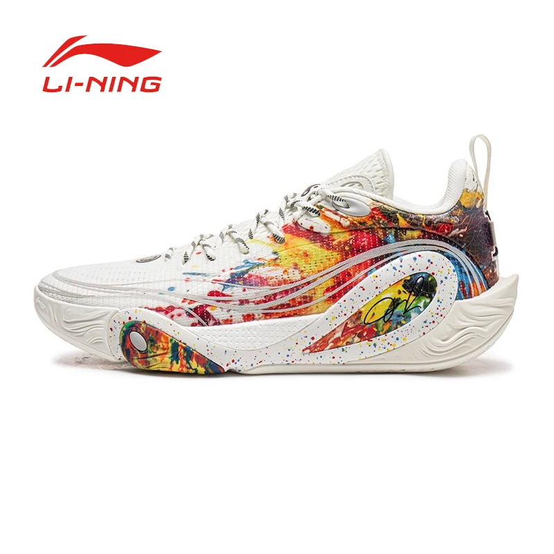 Фото LINING DLO 1 LSAIER1ST Мужские баскетбольные кроссовки, легкие дышащие, противоскользящие и амортизирующие, практичные спортивные кроссовки с низким вырезом №1