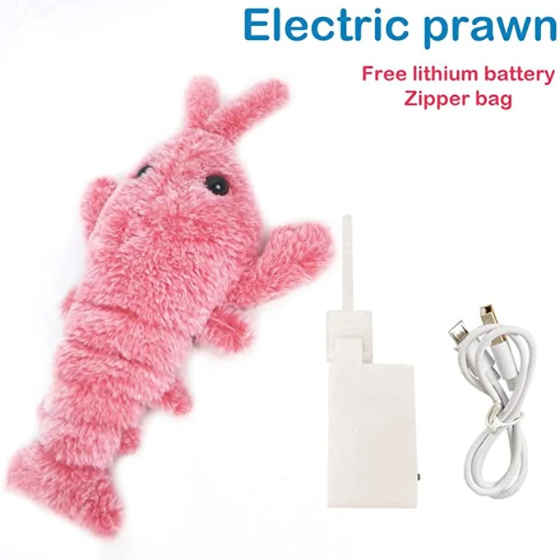 

Электрическая игрушка для прыжков, кошек, креветок, движущаяся имитация лобстеров, танцующие плюшевые игрушки для искусственных животных, ...