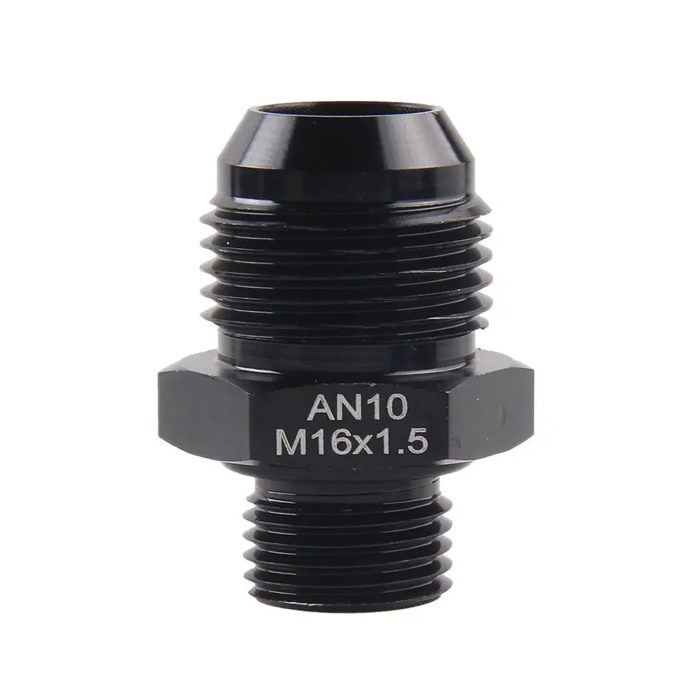 

Черный штекер 10AN 10 An Flare to M16x1,5(мм) Метрический прямой фитинг AN10 To M16 *1,5 Port. Переходник для автоматического шланга