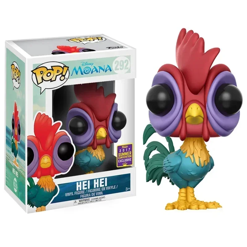 Фото funko pop Дисней Мультфильм Моана Хей Хей 292 #   Виниловая фигурка, коллекция моделей, игрушки для детей, Рождество g ift №1