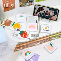 cute cartoon multi function small mirror mobile phone bracket two in one mini portable makeup mirror ins girls makeup mirror