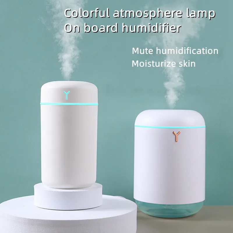 

Portable air humidifier 420ml, micro atomizer, USB cold fog atomizer with color soft Nick lamp, for household car purifier