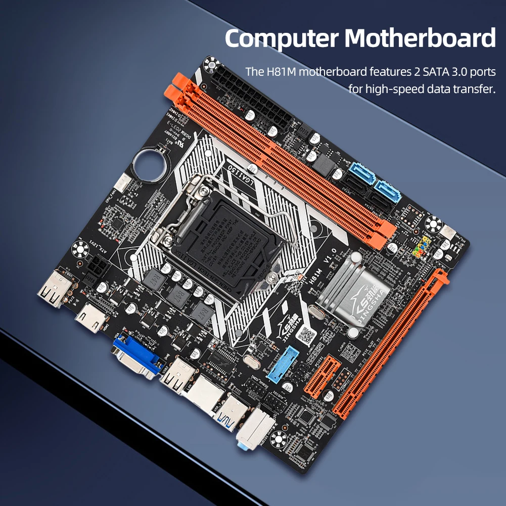 

Детская материнская плата LGA PC, игровой комплект, HD интерфейс, 4Pin/24Pin LGA 1150, материнская плата Dual SATA3.0, материнская плата для ПК