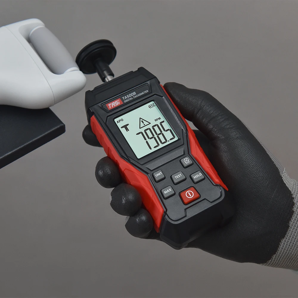 Цифровой Тахометр TASI Бесконтактный Лазерный Фототаптометр Высокоточный Тестер