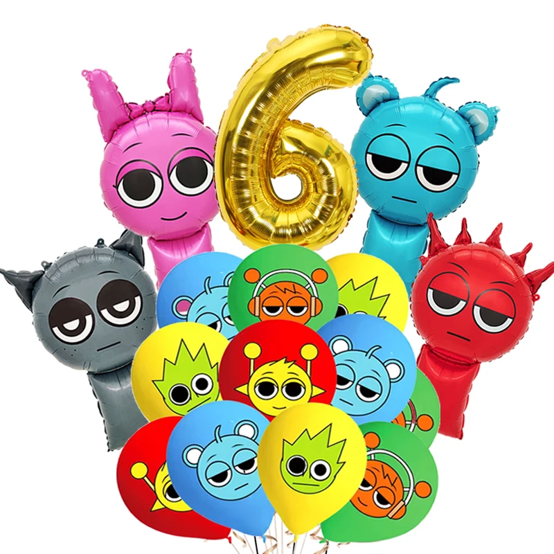 

Набор воздушных шаров MINISO Incredibox Sprunki