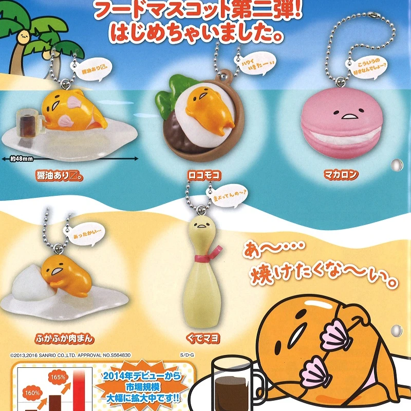 

Takara Tomy Arts Gudetama Beach Food Pendant 2nd Japanese Version Spot Toys Hobbies Action Figures Holiday Gift for Children