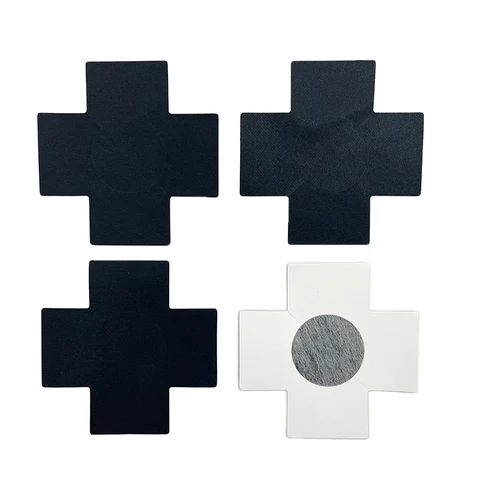 20Pcs Cross Nipple Covers Women Disposable Invisible Breast Lift Tape Overlays Bra Nipple Stickers Chest Stickers Adhesivo Bra