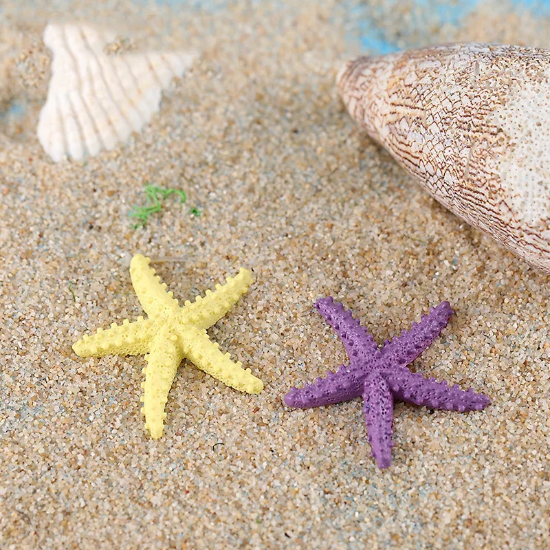 2 шт. украшение для аквариума средиземноморская смола морские звезды