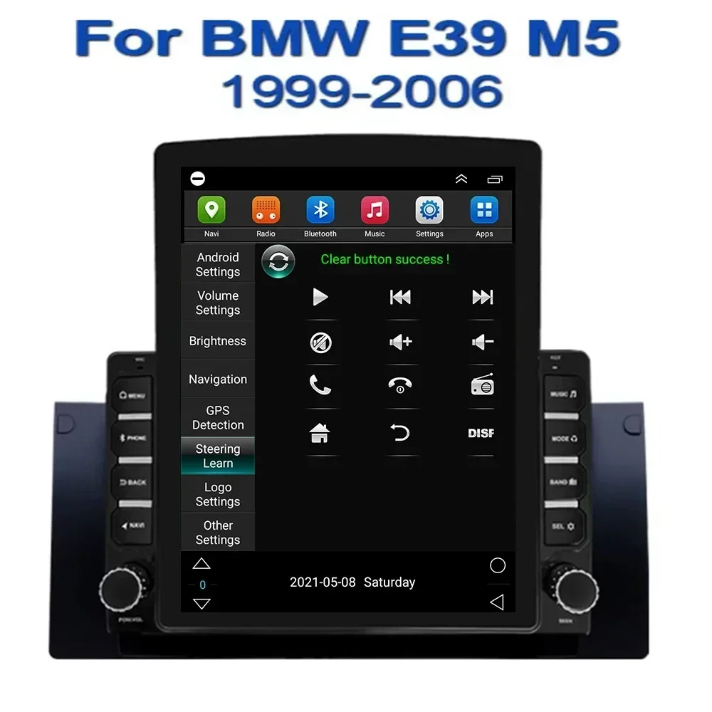 Android 13 для BMW 5 E39 E53 X5 1995-2001 2002 2003-2006 Тип Tesla Мультимедийный стерео Автомобильный