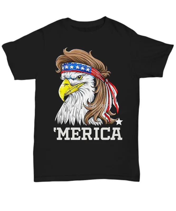 Футболка Merica 4 июля с лысым орлом США патриотическая футболка американским