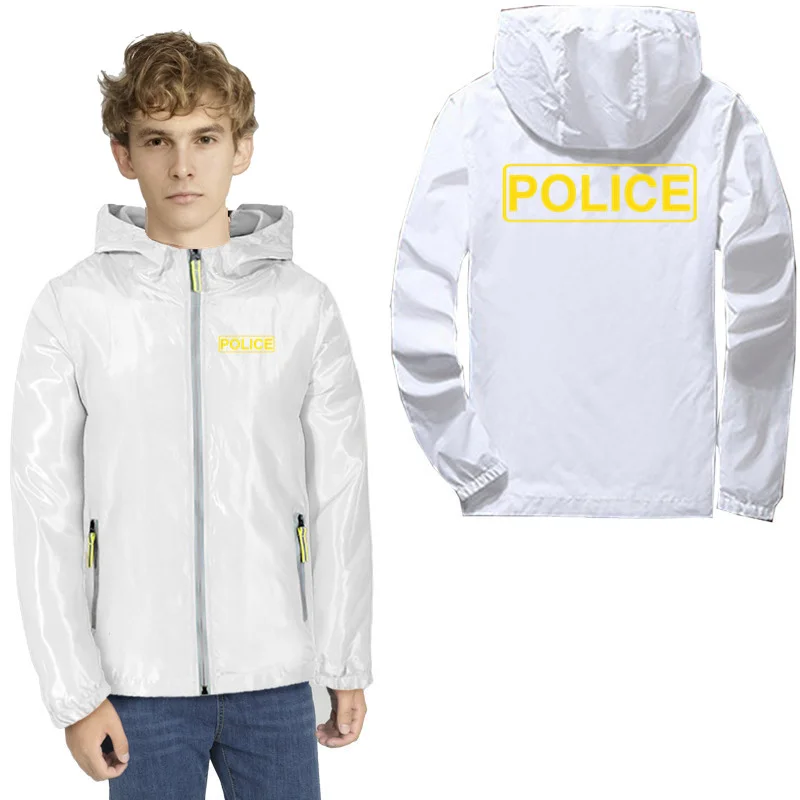 Мужская тонкая ветровка куртка полицейской полиции DEA пальто 7XL мужская | Мать и