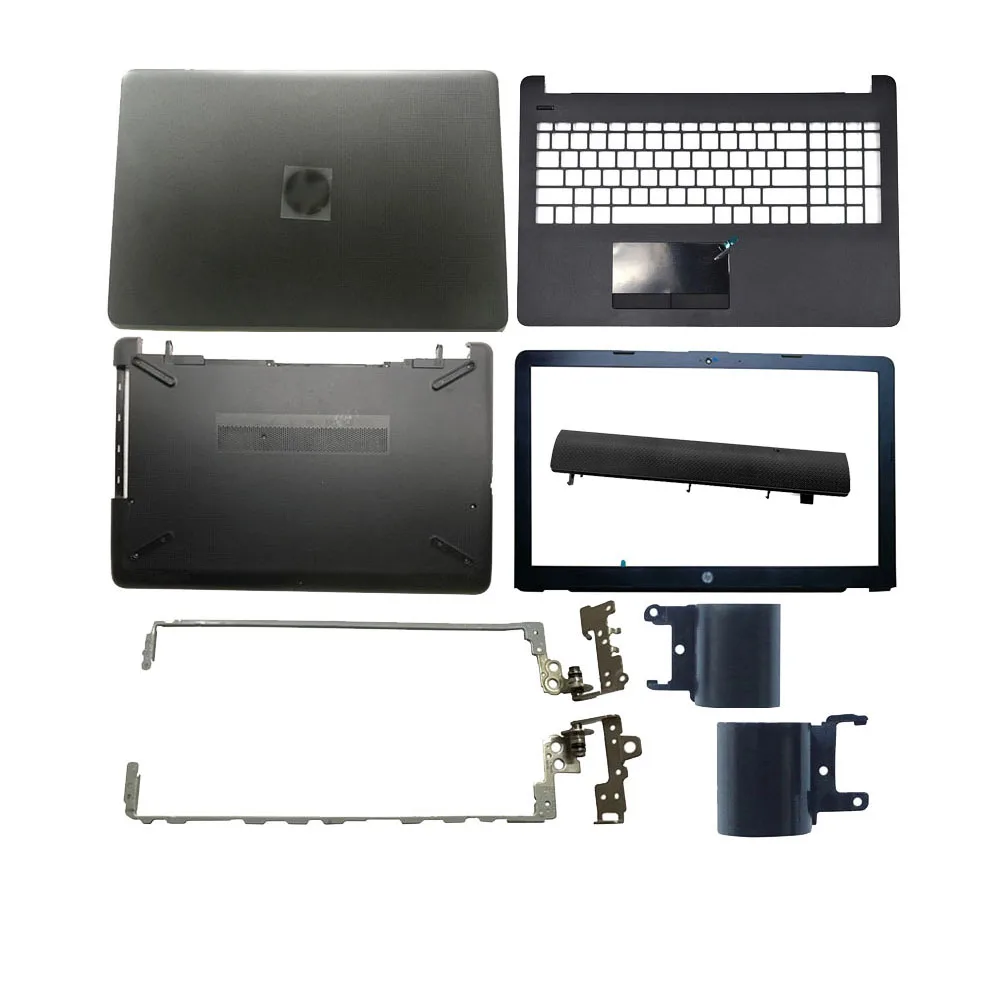 

For HP 15-BS 15T-BS 15-BW 15Z-BW 250 G6 255 G6 NEW Black Laptop LCD Back Cover/Front Bezel/LCD Hinges/Palmrest/Bottom Case