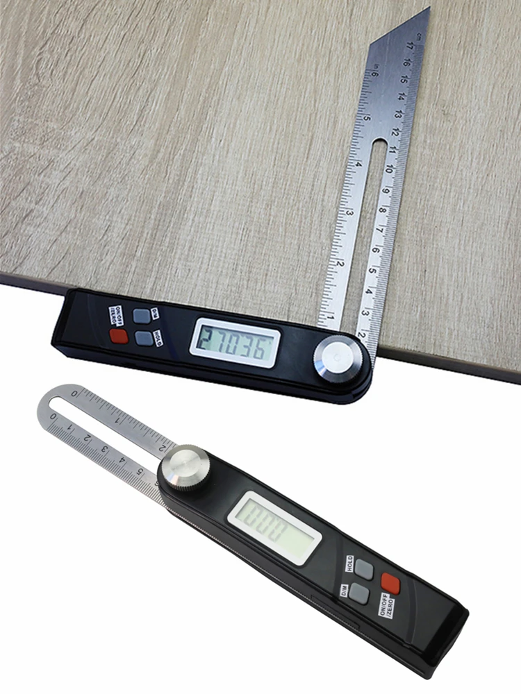 

320mm Electronic Digital Angle Ruler Digital Protractor Inclinometer Ruler Sliding LCD Display Stainless Steel Metalworking Tool