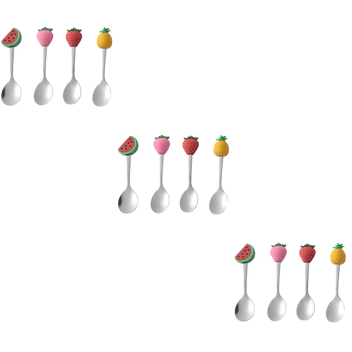 

Spoon Spoons Coffee Stainless Dessert Metal Mini Steel Tea Cake Ice Scoop Serving Lovely Cream Smothies Utensils Sugar Mixing