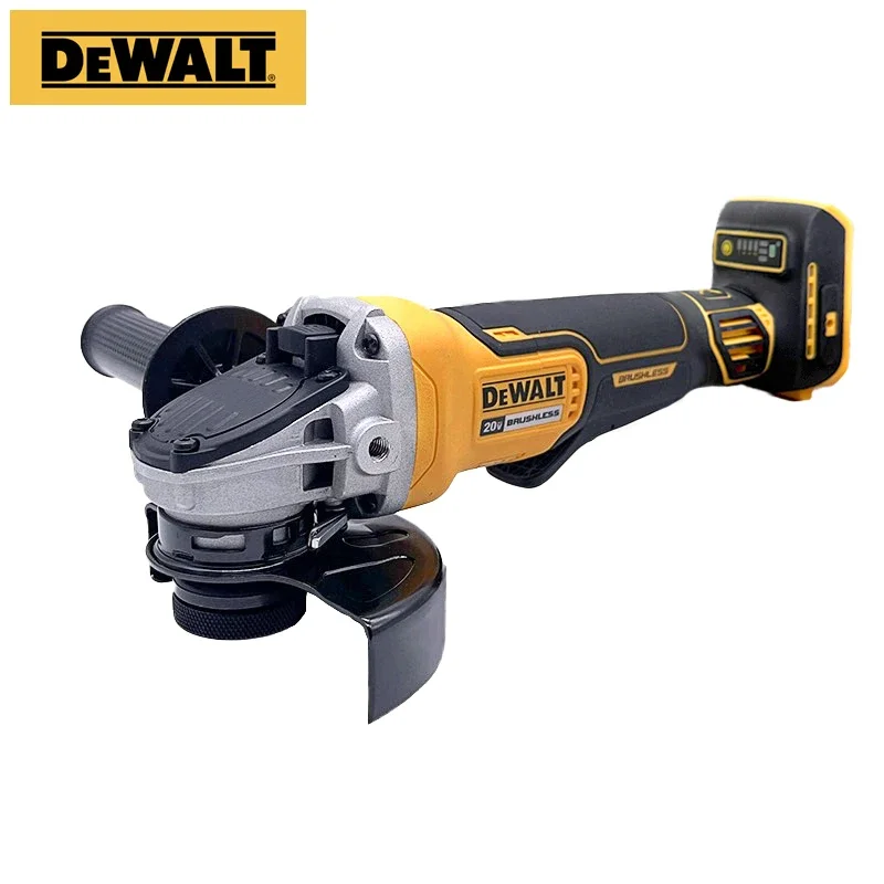 Фото Бесщеточная угловая шлифмашина Dewalt DCG406 125 мм, 9000 об/мин, аккумуляторная отрезная машина, ударная полировальная машина для аккумуляторов Dewalt 20В №4