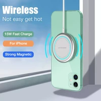 15w mag magnetic safe wireless charger for iphone 12 13 11 pro max mini fast macsafe charging on iphone xs max xr x quick charge