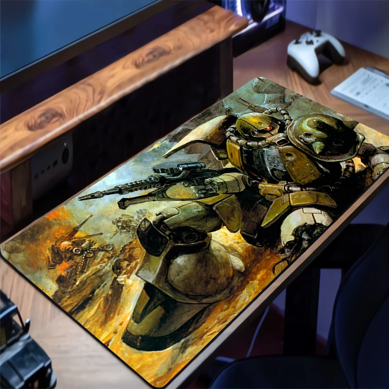Фото Коврик для мыши Mechanical Warrior Gundam Zaku II Коврик для ноутбука HD Коврик для мыши Игровые коврики Резиновый коврик для мыши Аксессуары для ПК Коврик для клавиатуры №1
