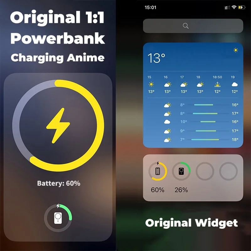 Original 1:1 Macsafe Powerbank Magnetic Wireless Charger For iPhone 12 13 14 Pro Max Portable Power Bank Spare Auxiliary Battery