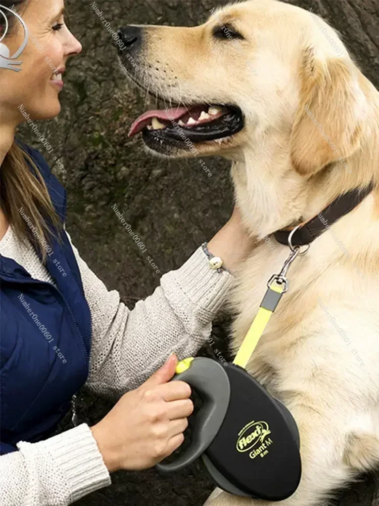 Буксировочный трос для Flexi Fleisch Dog автоматический телескопический золотистый