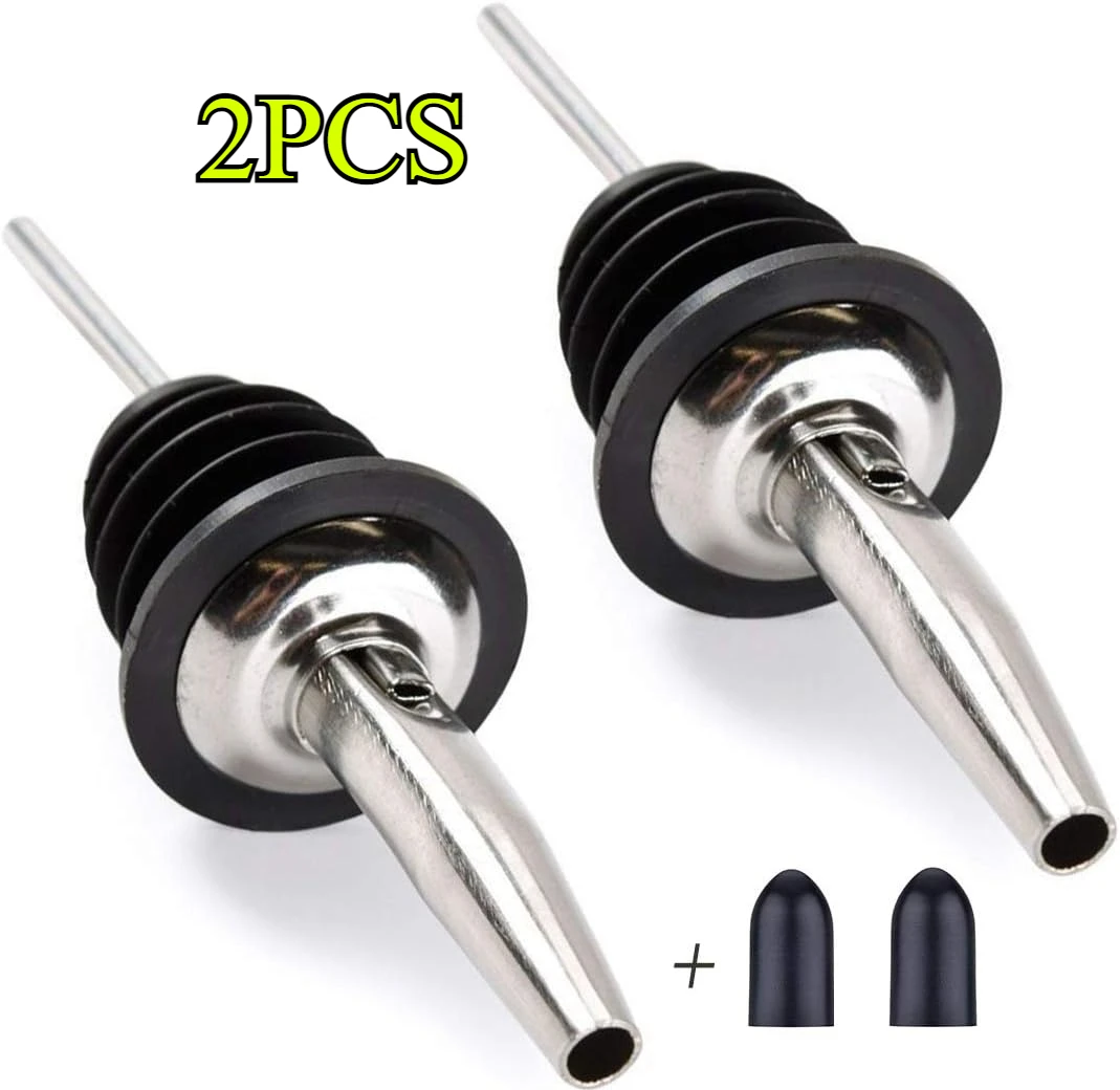 

Набор Из Нержавеющей Стали: Пробка Для Винных Бутылок И Дозатор Для Оливкового Масла